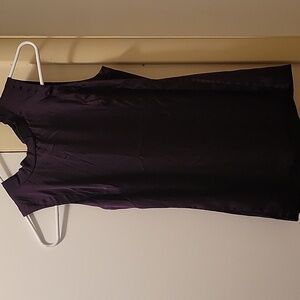 Ann Taylor Silk Deep Purple Sleeveless Blouse